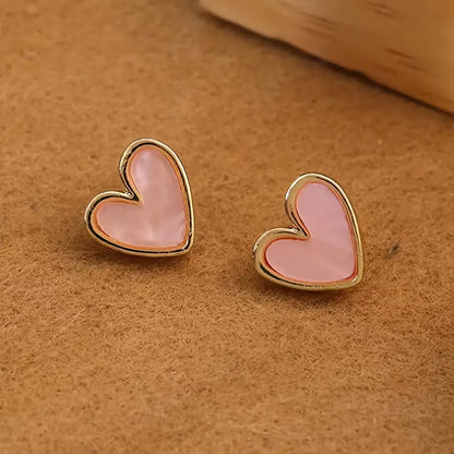 Mini Delicate Heart Shaped Stud Earrings